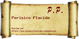 Perisics Placida névjegykártya